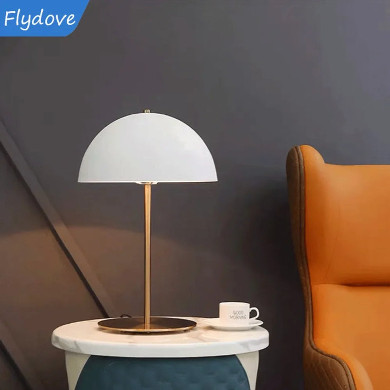 Axyaa Nordic LED Desk Light - Metallic Luster for Bedroom, Study, and Hotel