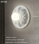 Axyaa French Cream Wind Wall Lamp - Elegant Pastoral Style Sconces