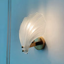 Axyaa Crystal Glass Shell Wall Lamp for Modern Minimalist Indoor Lighting