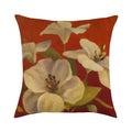 Axyaa Floral Linen Pillowcase 45x45cm