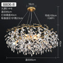 Axyaa Crystal Sky Chandelier: Elegant Ceiling Lighting for Hotel, Bedroom, Restaurant, Bar Counter