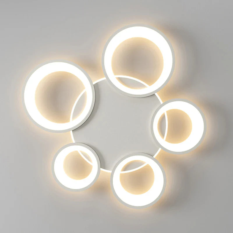 Axyaa Ring Ceiling Light: LED Indoor Lighting for Living Room, Bedroom, Dining Room