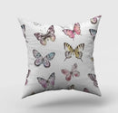 Axyaa Cartoon Butterfly Print Pillowcase 45*45cm