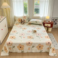 Axyaa Small Fresh Jet Cotton Sheet Single: Ideal for Student Dorms