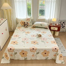 Axyaa Small Fresh Jet Cotton Sheet Single: Ideal for Student Dorms