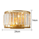Axyaa Gold Black Wall Light E14 Modern Living Room Lighting Lustre Hallway Wall Lamp