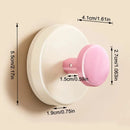 Axyaa Suction Cup Towel Hooks: Wall Hanger Storage Accessory