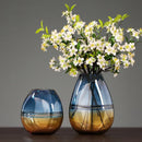 Axyaa Glass Luxury Vase for Home Decoration & Artificial Flowers