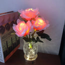 Axyaa Rose Blossom Floor Lamp: Nordic Style Bedroom Living Room Indoor Light