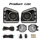 Axyaa LED DRL for Toyota Tundra 2014-2021: Daytime Running Lights with Turn Signal & Fog Lamp