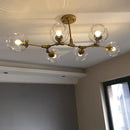 Axyaa Large Indoor Chandelier Light for Dining Living Room Stairwell, E26/E27 Base
