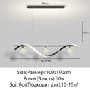 Axyaa LED Pendant Lamps Dimmable Chandelier for Home Lighting Fixture