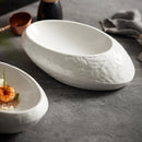 Axyaa Ceramic Pasta Steak Plate: Restaurant Tableware - Snack Dessert Sushi Plate