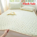 Axyaa Ice Silk Mat Cool Mattress Cover 3-Piece Set