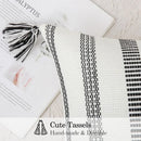 Axyaa Striped Luxury Cushion Cover 45x45cm 50x50, Decorative Throw Pillowcase for Home