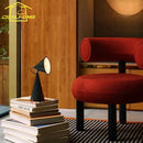 Axyaa Nordic Conical Portable Table Lamp with USB Charging for Study Living Room Bedroom