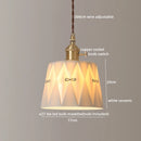 Axyaa Japanese Style LED Ceramic Pendant Light Chandelier