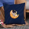 Axyaa Astronaut Theme Pillow Cover Set for Home Decor - 45*45 Size