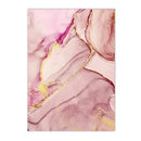 Pink Marble Abstract Canvas Painting Wall Art Print Home Decor by Axyaa