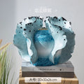 Axyaa Ceramic Artistic Vase for Flowers and Hydroponics