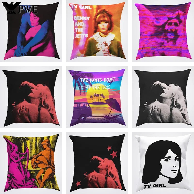 Axyaa Retro Decorative Pillow Cover for Sofa - Fall Cushion Case Collection