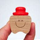 Axyaa Baby Teeth Box Organizer: Wooden Keepsake Collector for Children, Lovely Gift