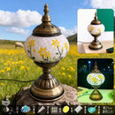 Axyaa Mosaic Flower Light Material Package Handmade Table Lamp