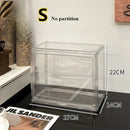 Axyaa Dolls Badge Acrylic Display Stand for Action Figures - Dustproof Organizer Cabinet