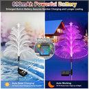Axya Solar Jellyfish Garden Lights: 7 Color Changing Outdoor Flowers