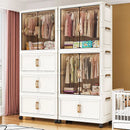 Axyaa 2-Door Foldable Wardrobe: Portable Closet, Large Capacity Storage Organizer