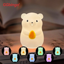 Axyaa Unicorn Sheep Hamster Night Light RGB LED Touch Lamp for Kids