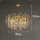 Axyaa Nordic Dining Room Pendant Light Chandelier for Indoor Living Room
