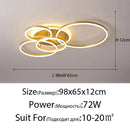 Axyaa Nordic LED Ceiling Chandelier for Living Room Bedroom Restaurant Lighting