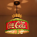 Axyaa Stained Glass Pendant Light for Dining Room and Kitchen Lighting