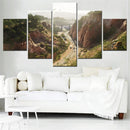 Games Mount Kalaga National Park Wall Art Poster Set for Home Decor by Axyaa
