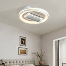 Axyaa Bladeless LED Ceiling Fan with Remote Control and Dimming - Indoor Lighting Fixtures