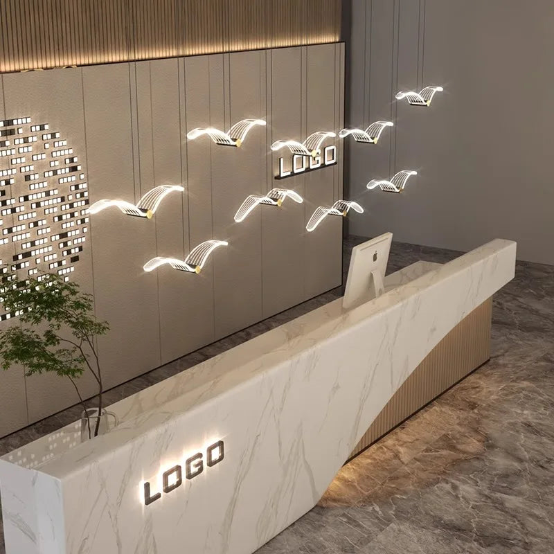 Axyaa Modern LED Pendant Chandeliers for Living Room and Dining Room