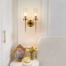 Axyaa Nordic Copper Double Head Wall Lamp for Living Room, Dining Room & Bedroom