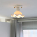 Axyaa Ceramic Copper LED Ceiling Light Modern Lamp for Home Decor