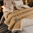 Axyaa Winter Velvet Blanket | Cozy & Weighted | Single/Double Bed Size