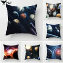 Axyaa Universe Galaxy Planets Fantasy Cushion Cover – 45x45cm