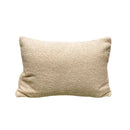 Axyaa Teddy Faux Fur Cushion Cover 30x50 Throw Pillow Cover White Sofa Decor