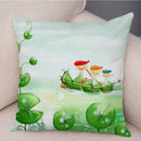 Axyaa Cartoon Design Pillowcase for Children's Room, Sofa, Home Decoration 45*45cm