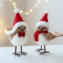 Axyaa Plush Bird & Bear Couple Christmas Tree Hanging Decor