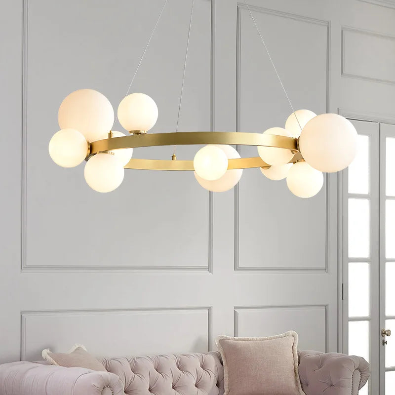 Axyaa Adjustable Hanging Chandelier for Home Decoration