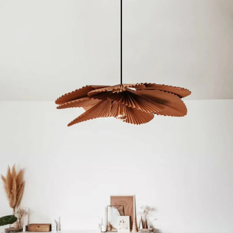Axyaa Wabi Sabi Fan Shaped Chandelier leaves Pendant Light