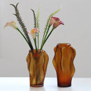 Axyaa Irregular Glass Vase Hydroponic Terrarium Flower Room Decoration