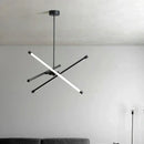 Axyaa Modern Line LED Chandelier Pendant Lights for Living Dining Study Bedroom