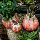 Axyaa Pumpkin Flower Vase for Garden and Courtyard Decoration - Ceramic Succulent Pot