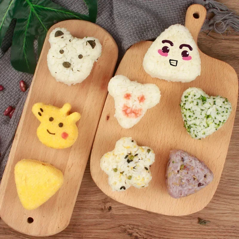 Axyaa Cartoon Sushi Rice Ball Maker Mold Kitchen Gadget